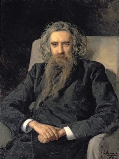 Ritratto di Vladimir Sergeyevich Solovyov (1853-1900), 1895 da Nikolai Aleksandrovich Yaroshenko